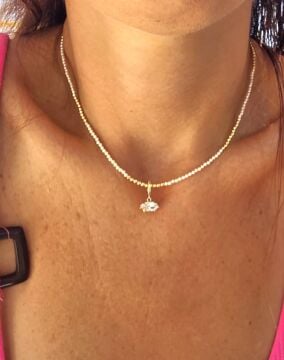 Golden Pearl Kolye