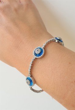 3'lü Cam Göz Bileklik