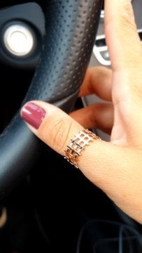 Kafes Ayarlanabilir Çelik Yüzük