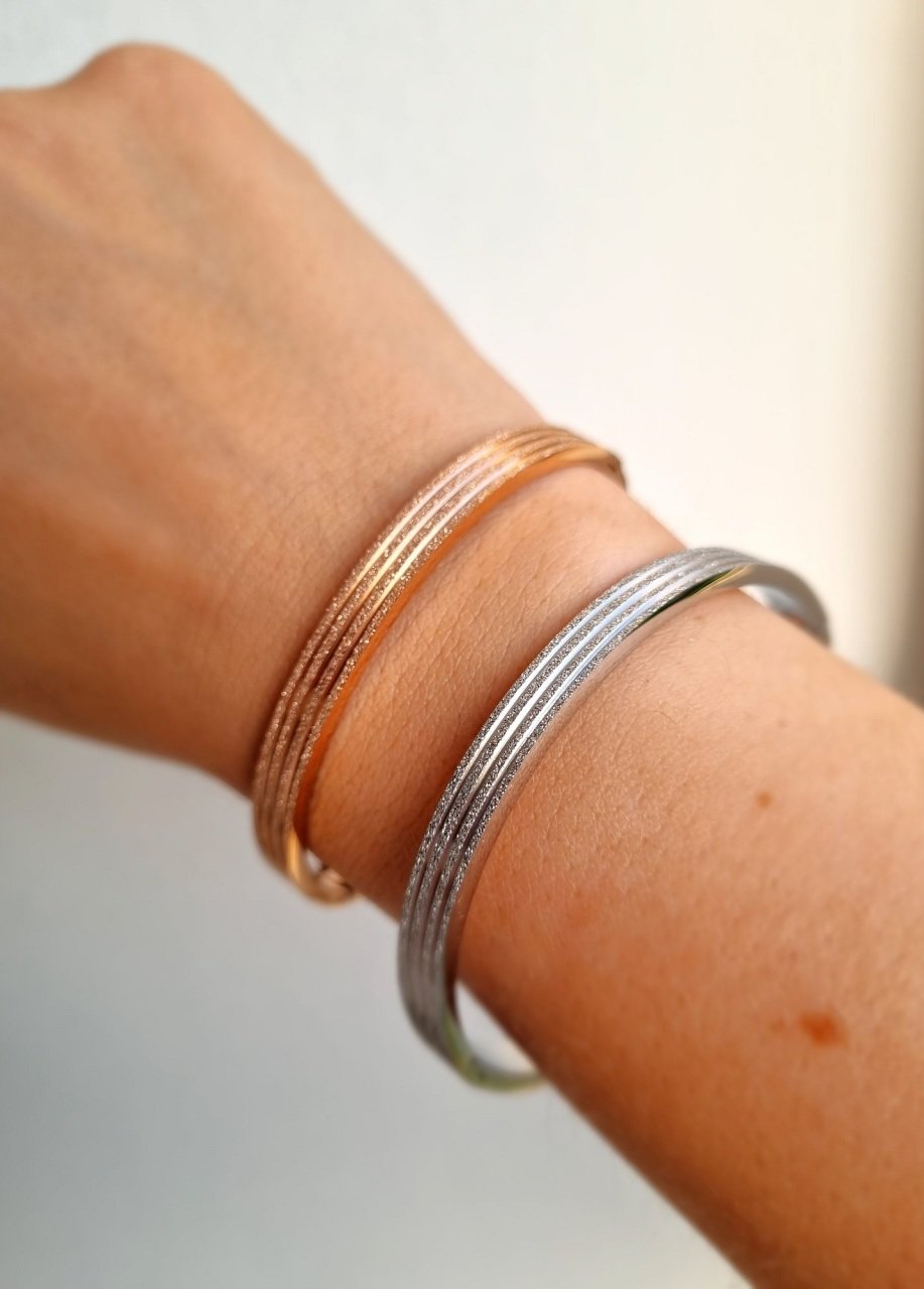 Simli Çelik Bileklik