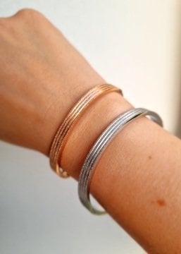 Simli Çelik Bileklik