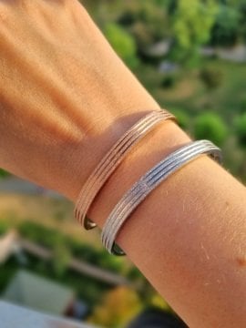 Simli Çelik Bileklik