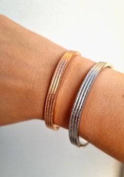 Simli Çelik Bileklik