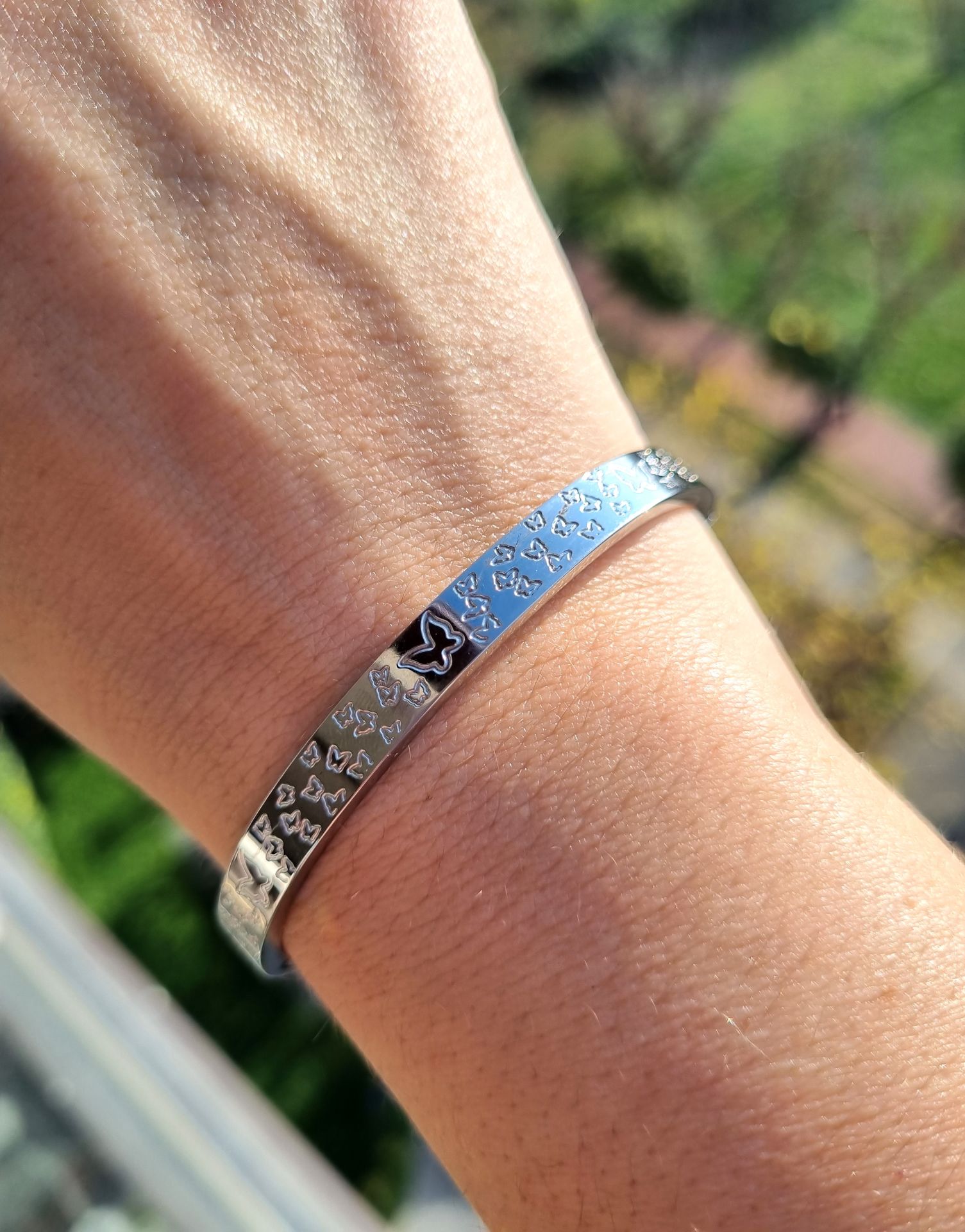 Çelik Kelebek Bilezik