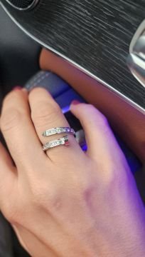 Çelik Taşlı Çivi Yüzük