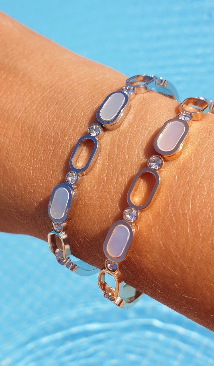 Çelik Mineli Kelepçe Bileklik