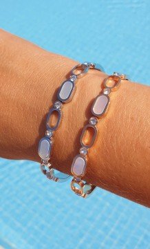 Çelik Mineli Kelepçe Bileklik