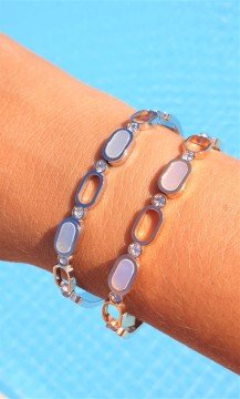 Çelik Mineli Kelepçe Bileklik