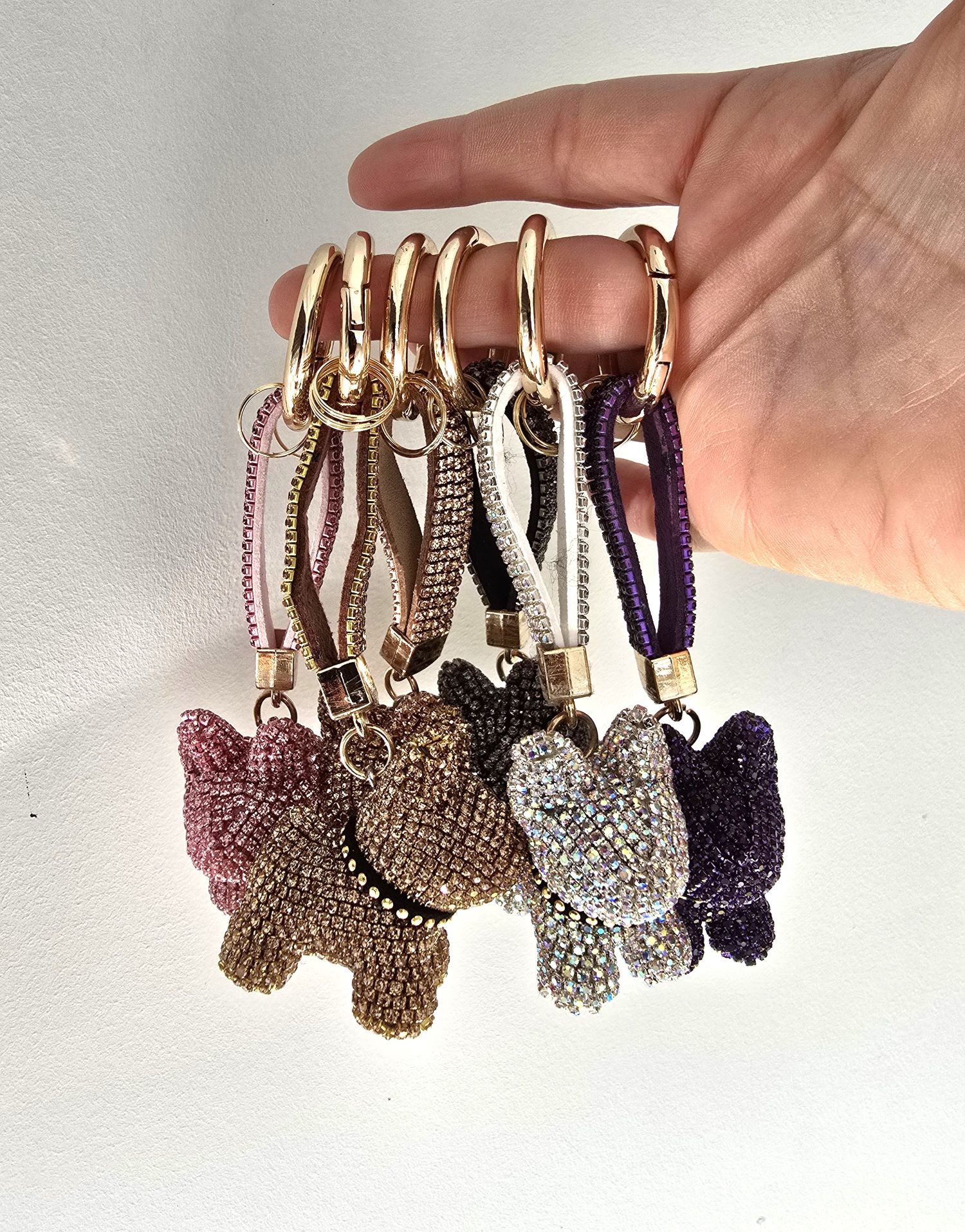 Taşlı Köpek Anahtarlık