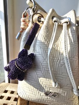 Taşlı Köpek Anahtarlık