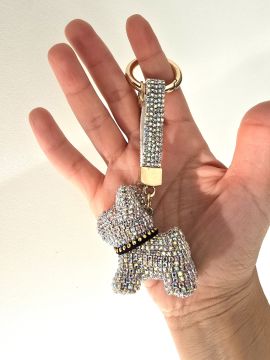 Taşlı Köpek Anahtarlık