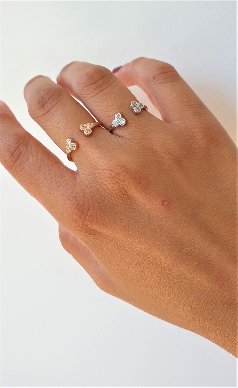 Zirkon Taşlı Yüzük