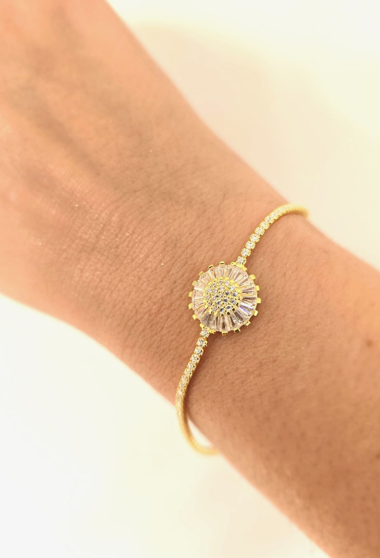 Suyolu Baget Zirkon Taşlı Bileklik