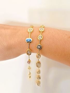 Çok Renkli Taşlı Bileklik