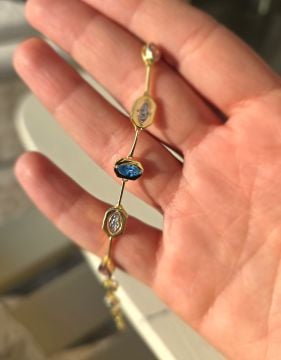 Çok Renkli Taşlı Bileklik