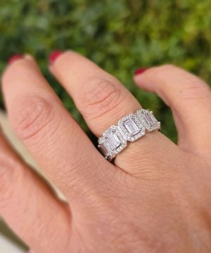 Tamtur Baget Zirkon Taşlı Yüzük