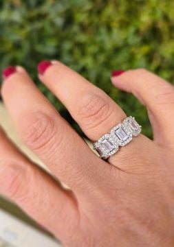 Tamtur Baget Zirkon Taşlı Yüzük