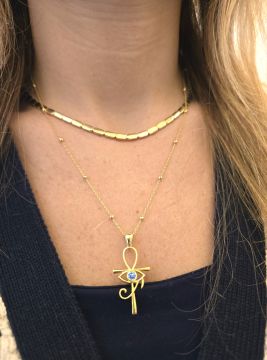 Ankh Göz Kolye
