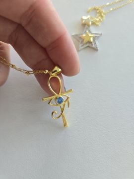 Ankh Göz Kolye