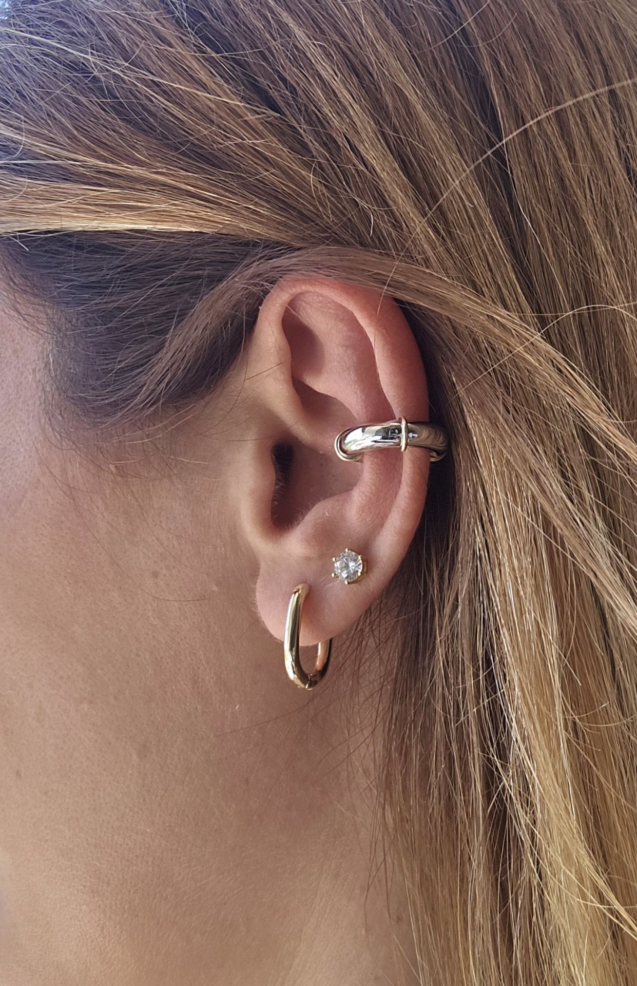 Çelik Kıkırdak Küpe