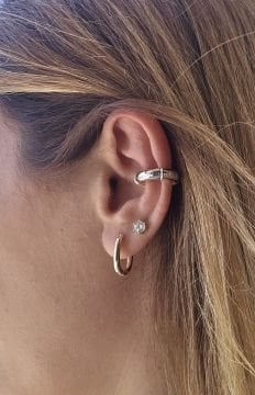 Çelik Kıkırdak Küpe