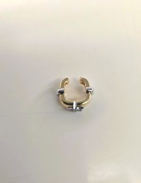 Çelik Kare Kıkırdak Küpe