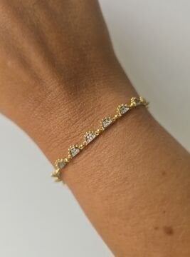 Geometrik Taşlı Bileklik