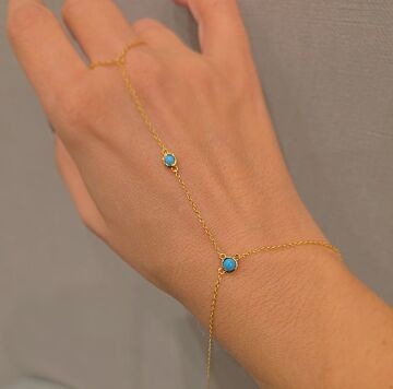 Turkuaz Taşlı Şahmeran