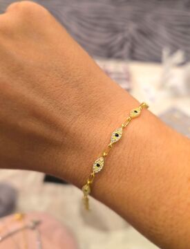 Sıralı Küçük Göz Bileklik