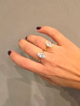 Badem Taşlı Yüzük