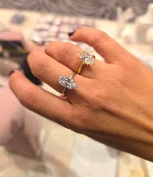 Badem Taşlı Yüzük